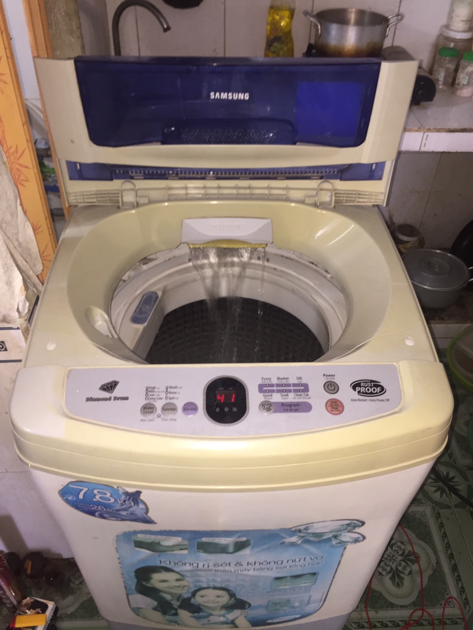 Máy Giặt Cũ Samsung 7,8 kg Ngoại Hình Mới 95%