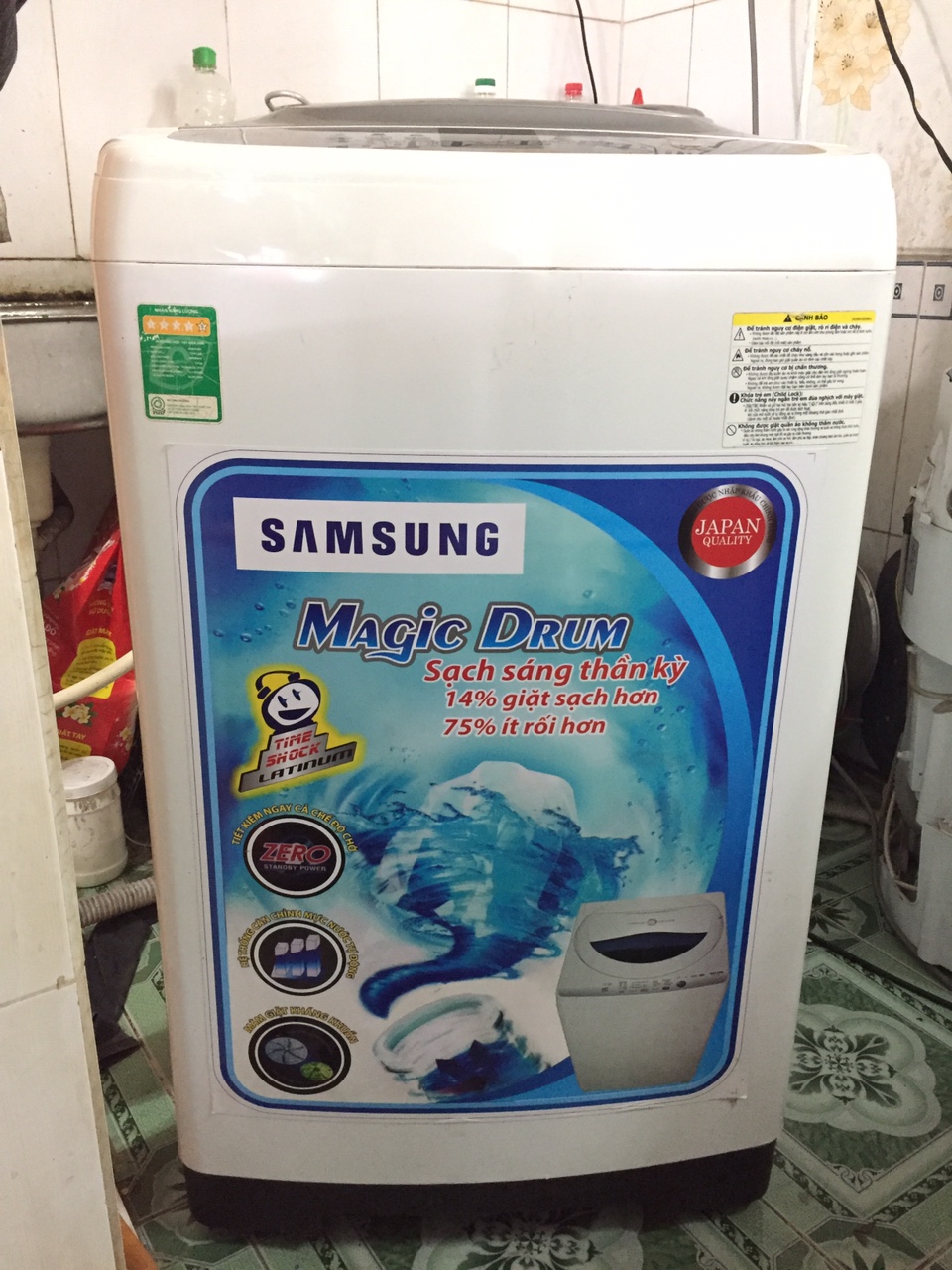 Máy Giặt Cũ Samsung 7,8 kg Ngoại Hình Mới 98%