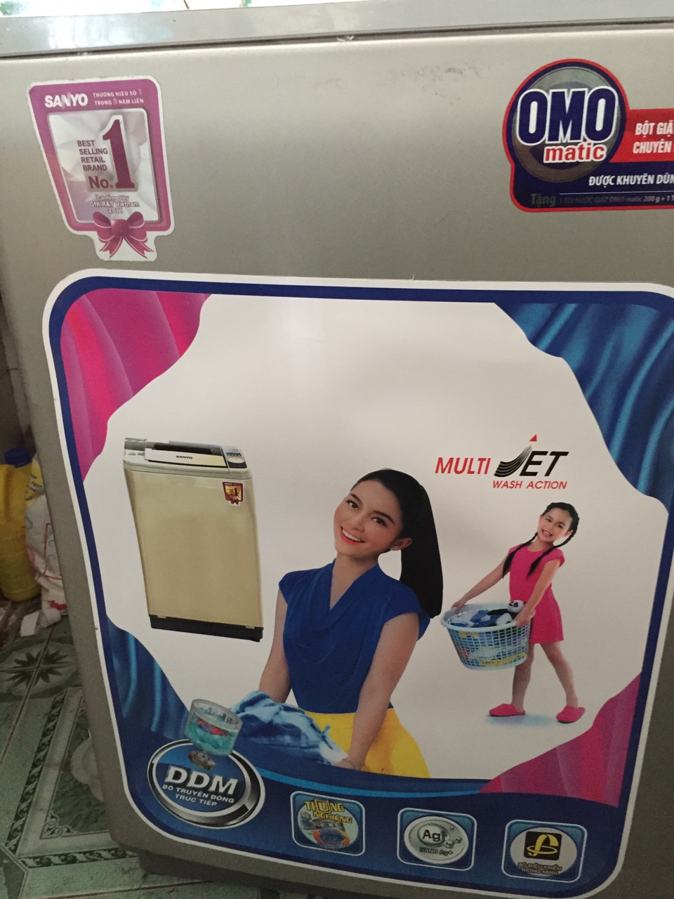 máy giặt inverter sanyo