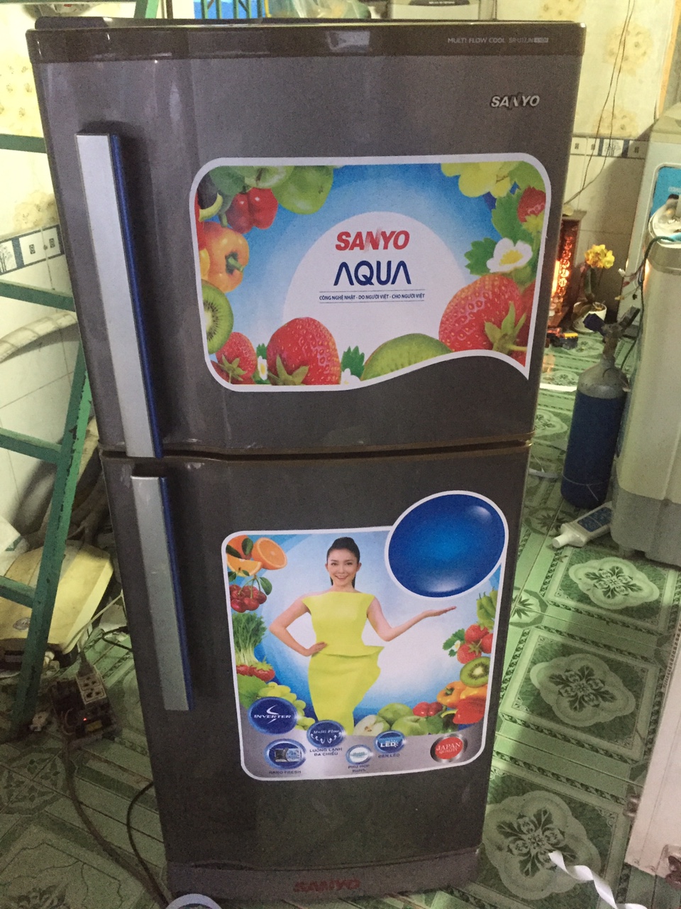 Tủ lạnh Aqua Inverter 186 lít AQR-T219FA(PB) Mới 2020 giá rẻ tại Điện Máy  Đất Việt