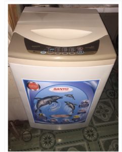 Máy Giặt SANYO 7kg Nguyên zing 100% ngoại hình máy trắng đẹp 91% 1