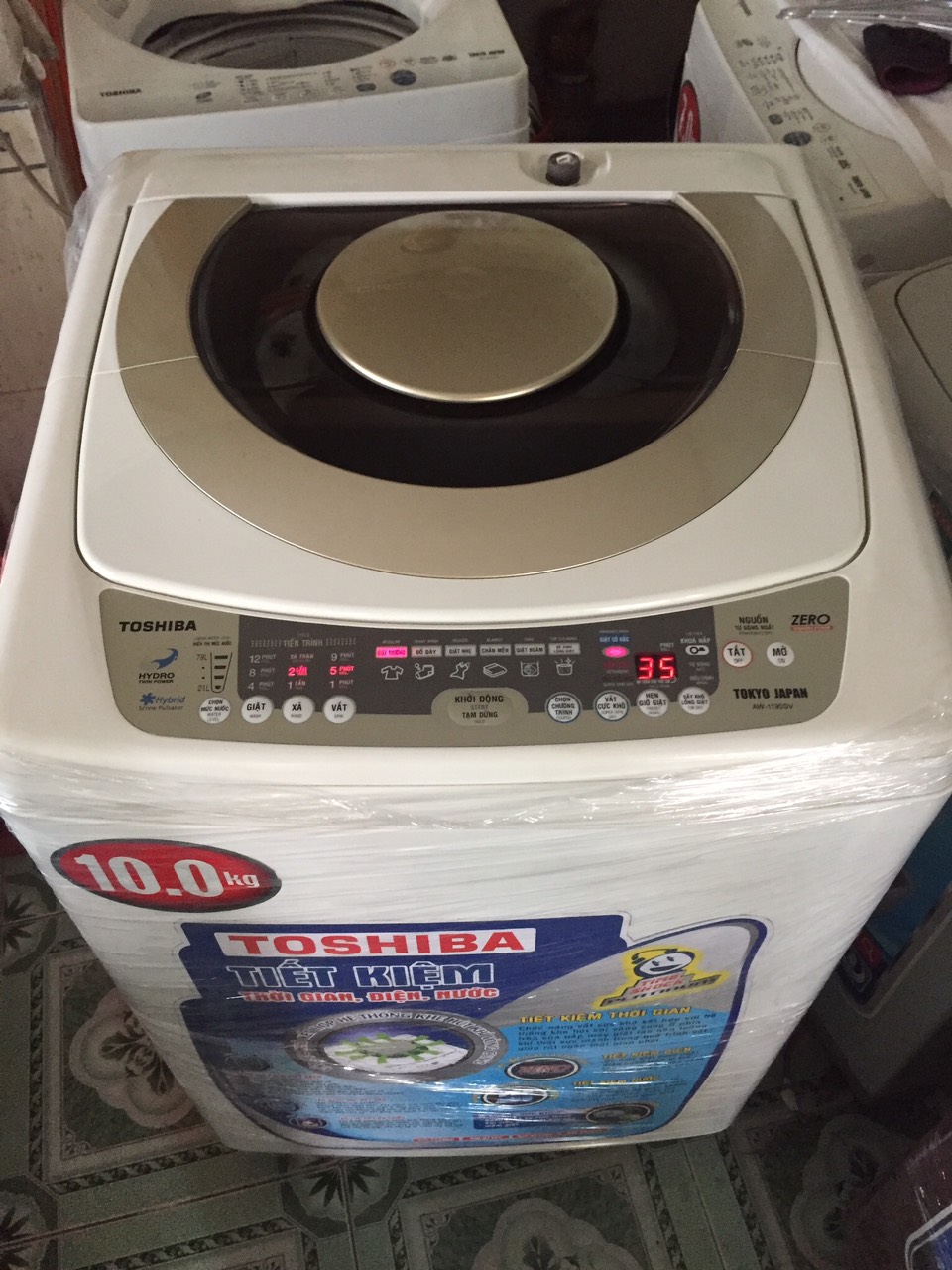 Máy Giặt TOSHIBA 10 kg Nguyên zing 100% ngoại hình mới đẹp 97% 5