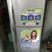 Tủ lạnh TOSHIBA 188 lít đời mới nguyên zing 100% ngoại hình máy mới đẹp 95%