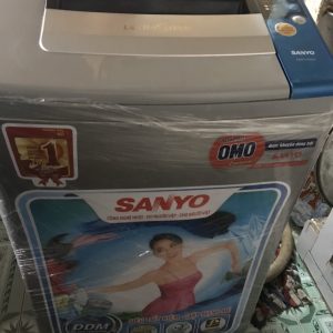 Máy Giặt SANYO 7kg lồng giặt nghiên đời mới nguyên zing 100% ngoại hình tủ mới đẹp 98%